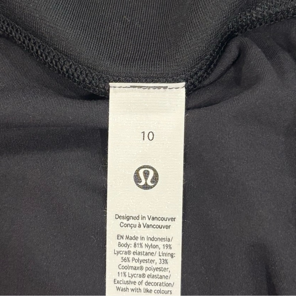 NWT Lululemon Define Cropped Jacket Nulu In Black Size 10 - Picture 8 of 10